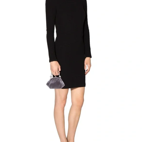 Tiffany & co. Bead Chain Bracelet Back Satin Mini Evening Bag - Picture 2 of 9